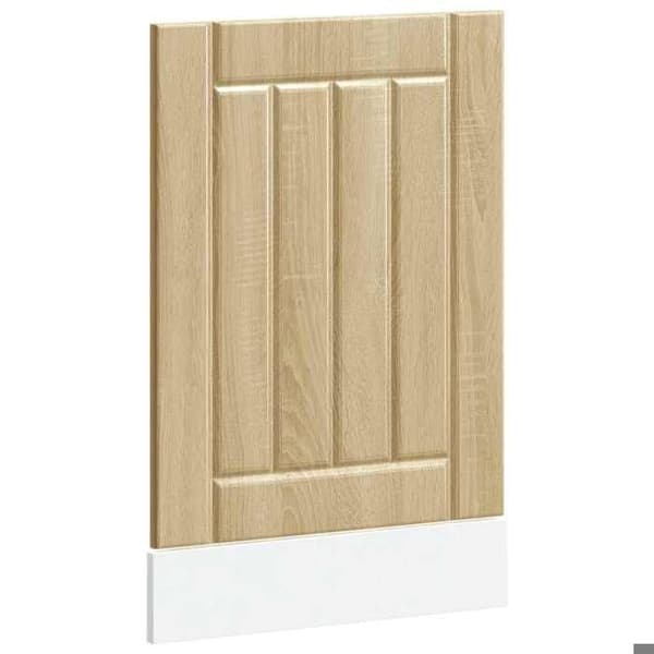 vidaXL Diskmaskinpanel Lucca Sonoma ek ingenjörsträ 853890