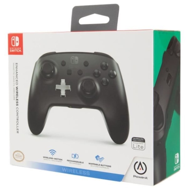 Spelkontroll - POWER A - Switch - Bluetooth 5.0 - Programmerbar - Matt svart Matte svart
