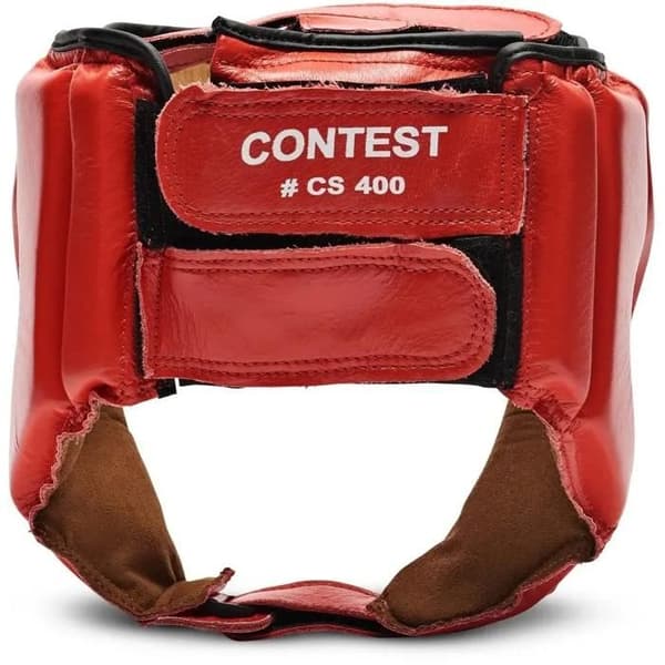 Leone Contest boxningshjälm - röd Röd S