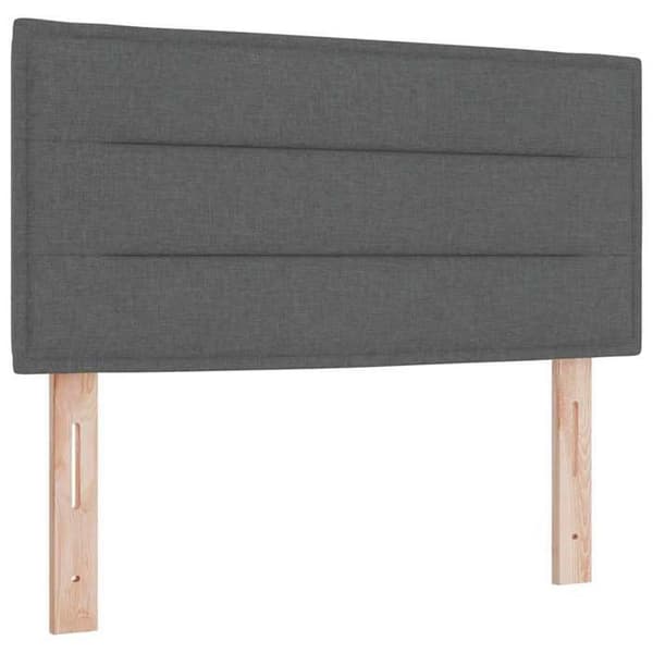 vidaXL Sänggavel Mörkgrå 80 cm tyg 42006993