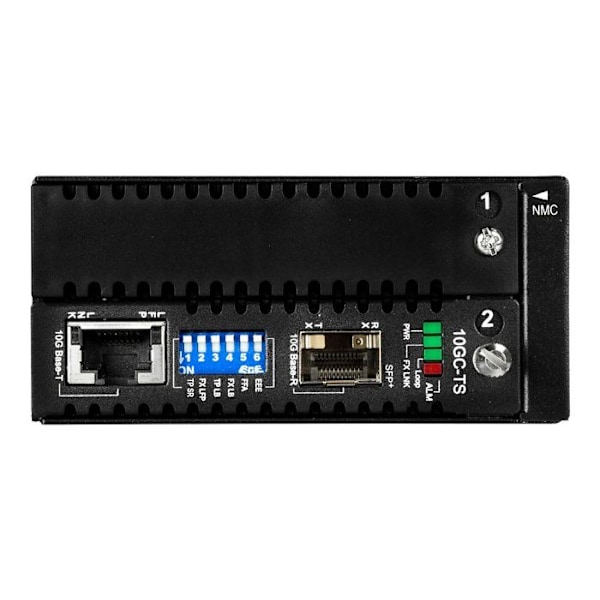 StarTech.com 10GbE fiberoptisk mediakonverterare med öppen SFP+ Gere koppar till fiber Ethernet...