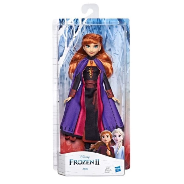 Disney Frozen 2 - Disney Princess Anna Fashion Doll - 27 cm Flerfärgad