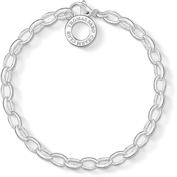 Armband - Thomas Sabo - X0031-001-12 - 925 Sterling Silver - 19,5 cm - Charm Club Silver