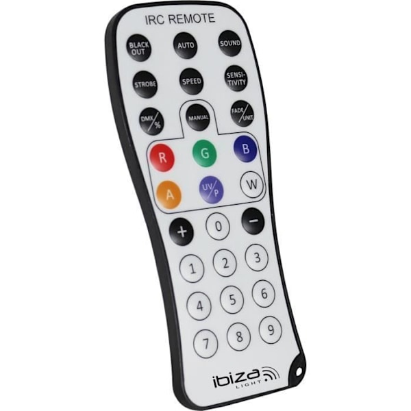 IBIZA LMH250-RC LED RVBB 10W DMX rörlig stråle med fjärrkontroll