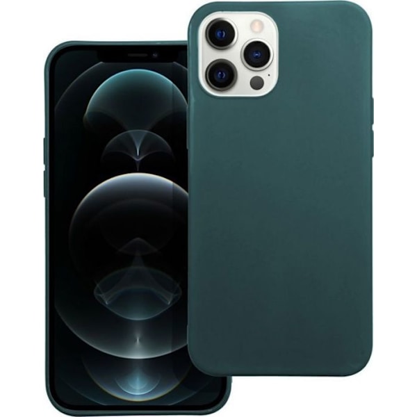 Smartphone Oem Fodral MATT för IPHONE 12 Pro Max mörkgrön