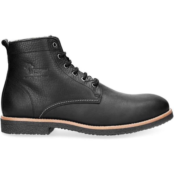 Panama Jack Glasgow Igloo M Boots - Vitt och svart läder - Snören - Höga - Unisex Svart 47