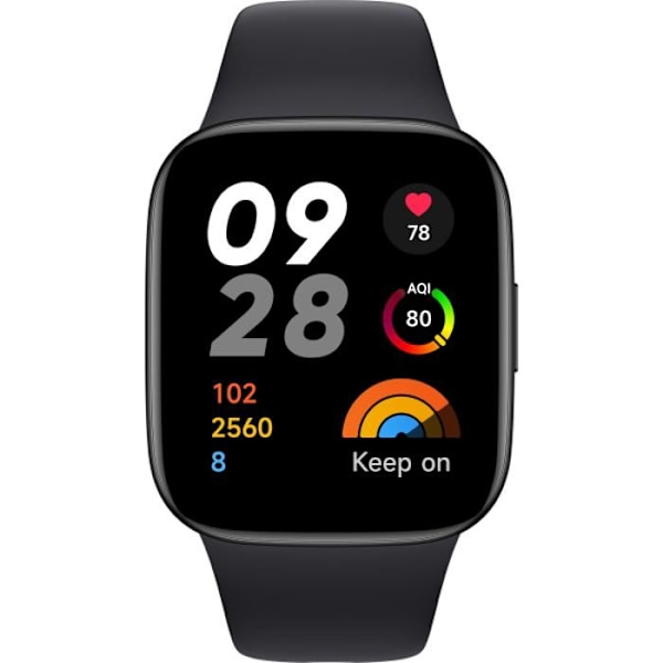 Redmi Watch 3 Smartwatch - 1,75" AMOLED-skärm, 12-dagars batteritid, pulsmätning, global version