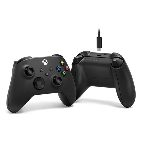 Microsoft Xbox Controller Trådlös Svart Gamepad Bluetooth USB för PC Xbox Android iOS obestämd