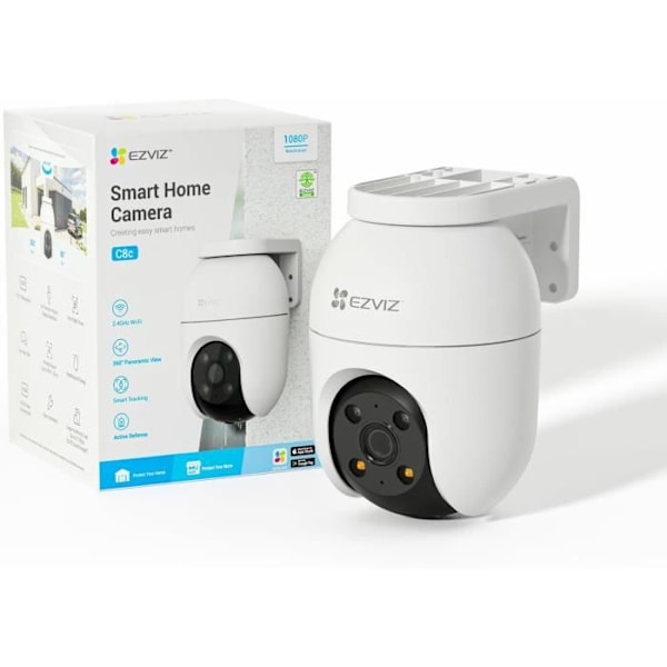 Övervakningskamera - EZVIZ - C8c - 2MP - Färgnattvision - Automatisk 360° spårning Nattfärg