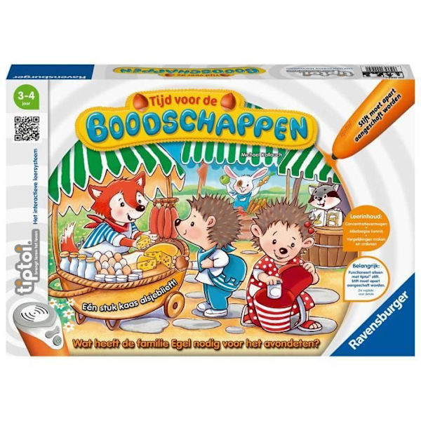 Tiptoi-spel - RAVENSBURGER - TIJD VOOR DE BOODSCHAPPEN - Blandat - Inomhus