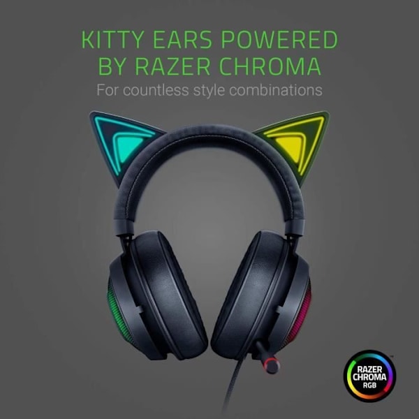 RAZER - HÖGTALARE - MICROPHONE KRAKEN KITTY - QUARTZ Kvarts