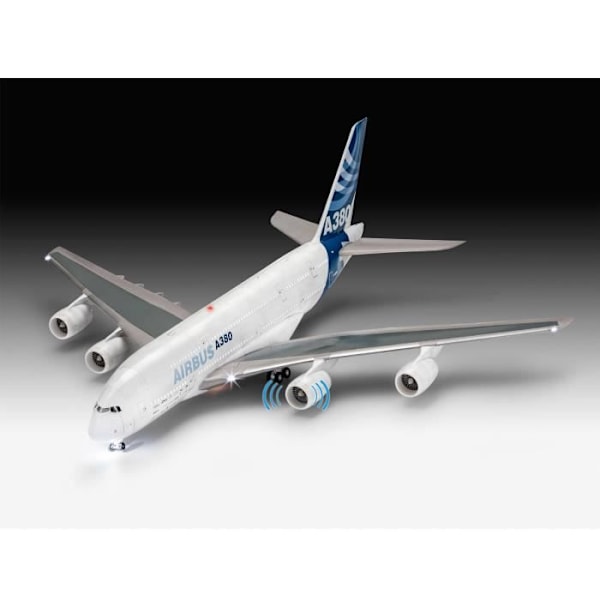 Flygplansmodell: Airbus A380-800 Enfärgad