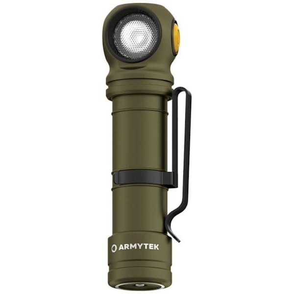 Ficklampa - ARMYTEK - Wizard C2 Pro Max - 4000 lumen - Uppladdningsbar - 8 ljuslägen Oliv