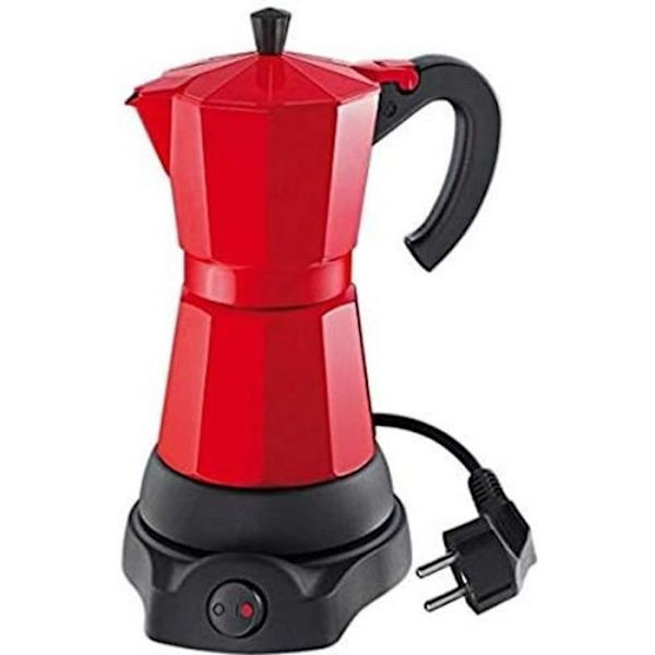 Classico elektrisk italiensk kaffebryggare 6 koppar röd - Cilio