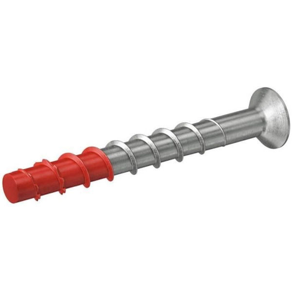 Fischer ULTRACUT FBS II betongskruvar A4-pack med 50 st för montering av räcken, metallprofiler, betonghyllor,