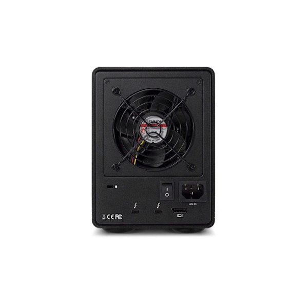 RAID-kabinett - OWC - ThunderBay 4 - Thunderbolt 3 - 4 fack - Svart aluminium
