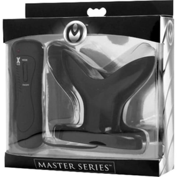 Ass Anchor anal plug vibration 10 lägen svart - MASTER SERIES