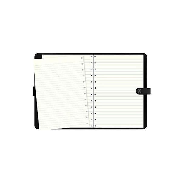 Konferensledare - Den Originala - A4 - Svart Läder - Linjerat Block - Unisex Svart