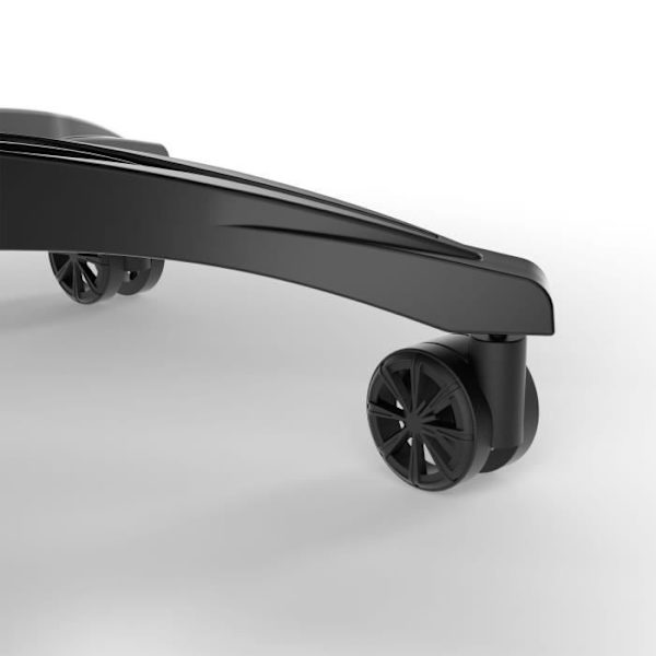 CORSAIR - Kontorsstol - Spelfåtölj - TC100 RELAXED - Imiterat läder - Ergonomiskt - Justerbara armstöd - Svart - Svart