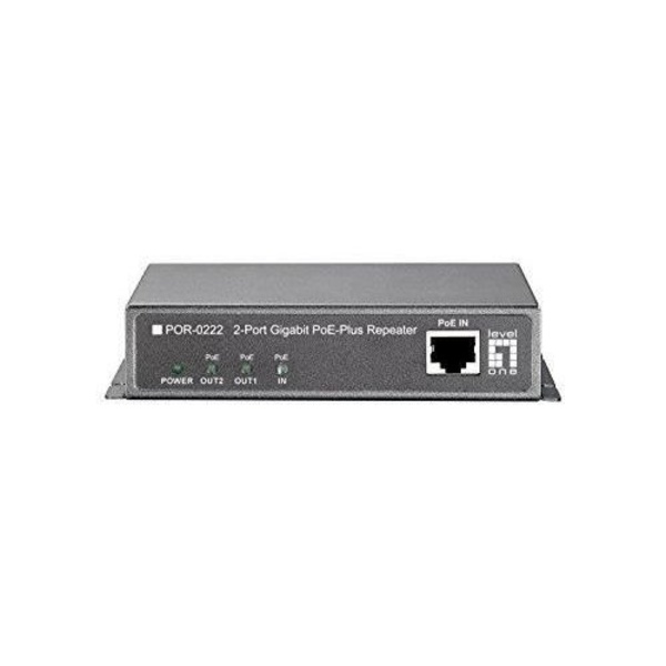 LevelOne POR-0222 2x Gigabit PoE-Plus-Repeater