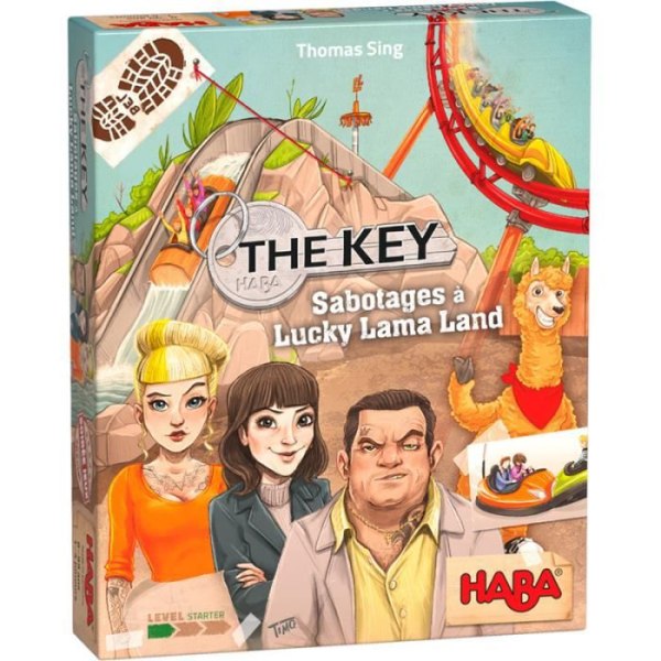Nyckeln - Sabotage på Lucky Lama Land - Brädspel - Familjespel - Pusselspel