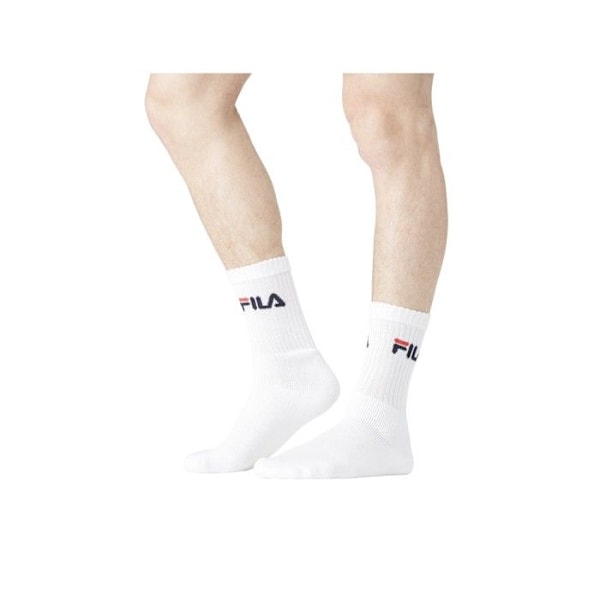 Fila Strumpor Herr, Höga Strumpor Herr (6-pack) - Vitt Vit 39/42