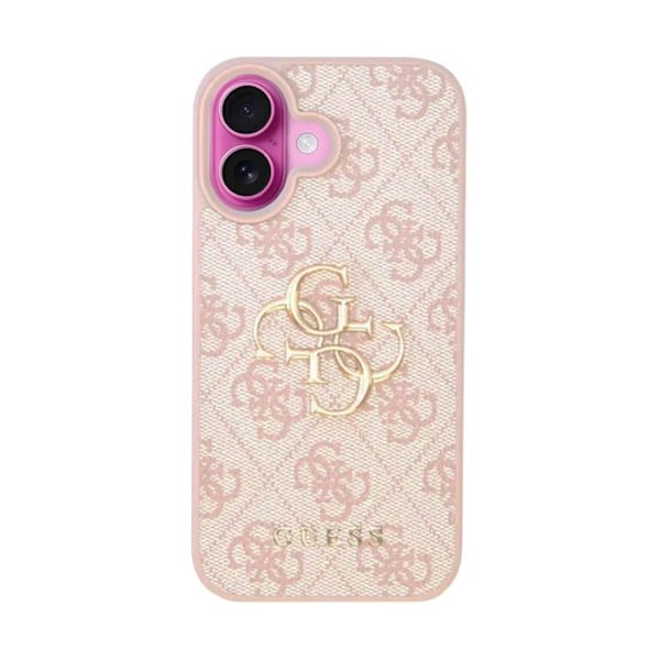 iPhone 16 Plus-fodral - Guess Hardcase 4G Big Logo (GUHCP16M4GMGPI) - Rosa