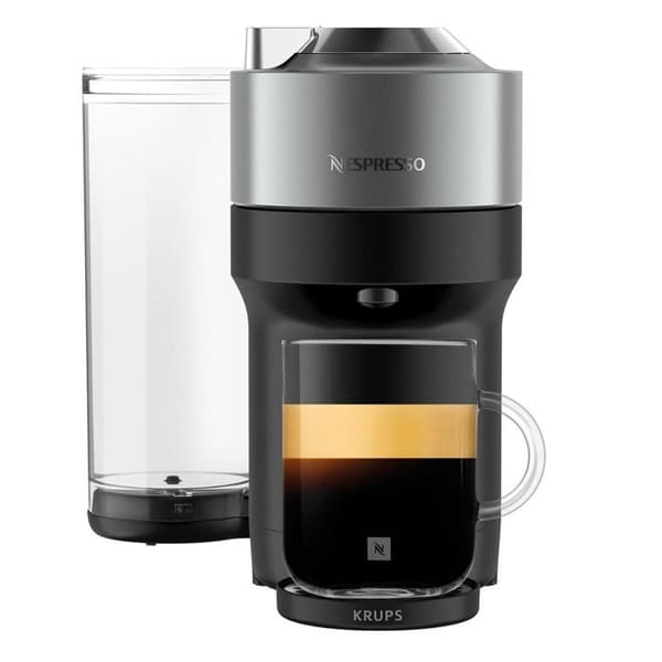 Cafetière Nespresso Krups Vertuo POP Plus YY5359FD Silver Titanium silver och svart