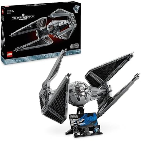 Byggsats - LEGO - TIE interceptor - 1 TIE pilot - 1 musdroid - Star Wars UCS Flerfärgad