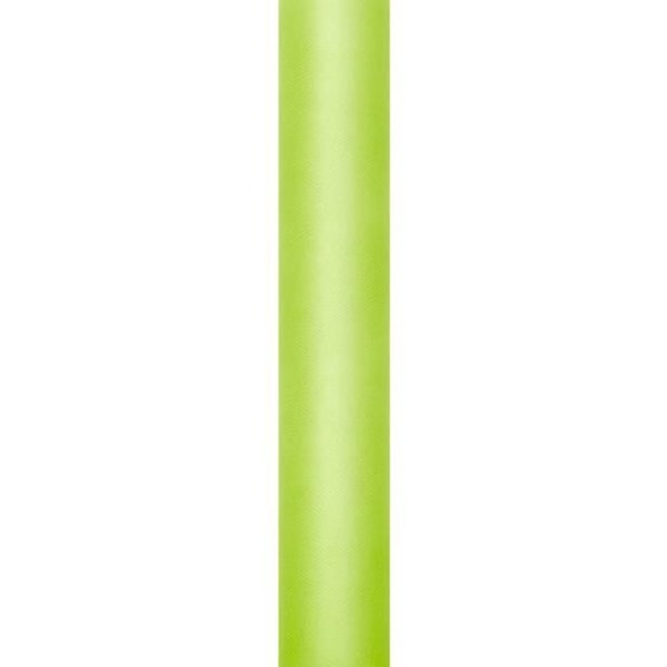 Bordslöpare - Tyll - Limegrön - 30 cm x 9 m - Användning inomhus - Essential Style Anis