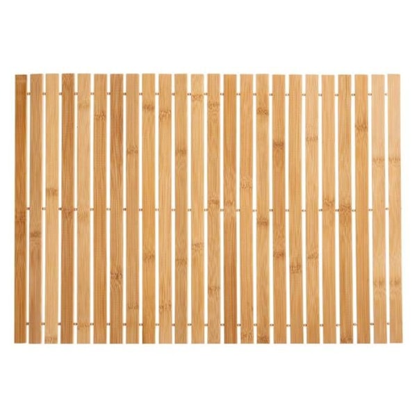 Rullande gallerdurk - Bambus - 40 x 60 cm - Beige - Rektangulär - Utomhus Beige