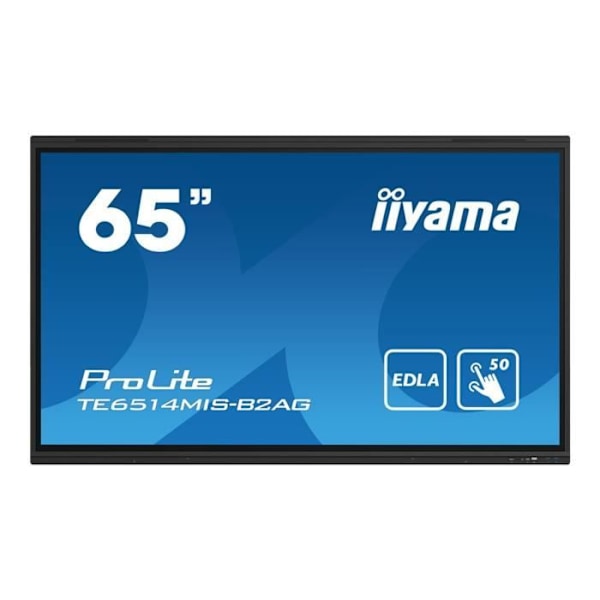 LCD-skärm - iiyama - ProLite TE6514MIS-B2AG - 65 tum - 4K - Multi-touch pekskärm