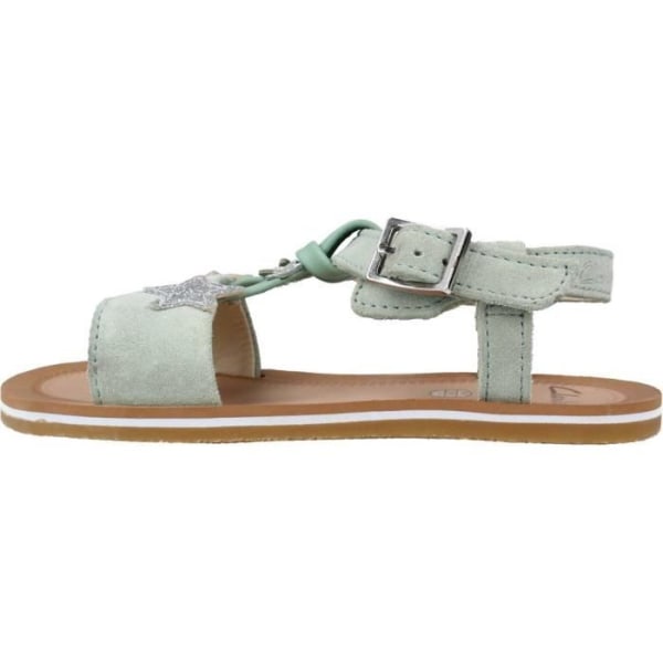 Sandaler - Clarks - 121883 - Grön - Innersula i gummi - Yttersula i läder Grön 25