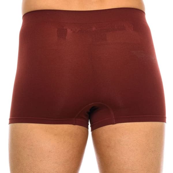 Pack av 2 Unno Basic sömlösa boxers D05HH för män - Grå vinröd Granatgrå jag