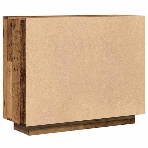 vidaXL Buffé gammalt trä 92x35x75 cm ingenjörsträ 856864