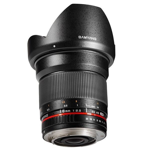 SAMYANG 16mm F2 ED AS UMC CS Sony E Svart