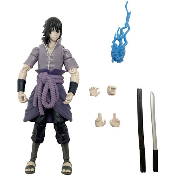 Anime Heroes statyett 17 cm - Sasuke Uchiha - BANDAI Naruto Shippuden Flerfärgad