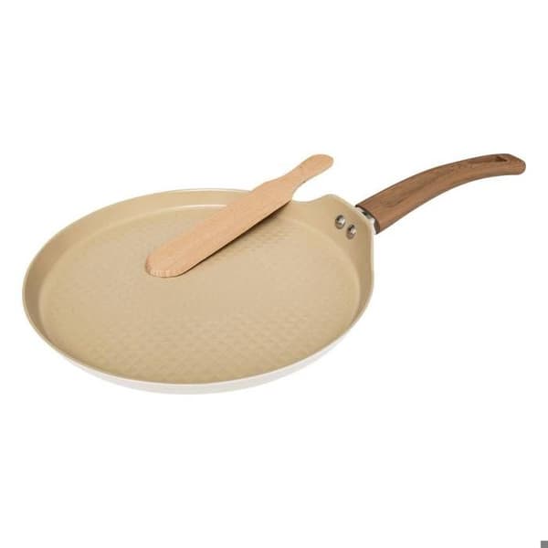 Crepejärn "Harmony" D26cm i smidd aluminium beige - 5five beige