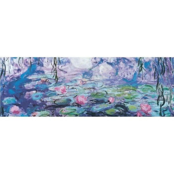 1000 bitars pussel: Claude Monet: NimphÃ © som unik färg Flerfärgad