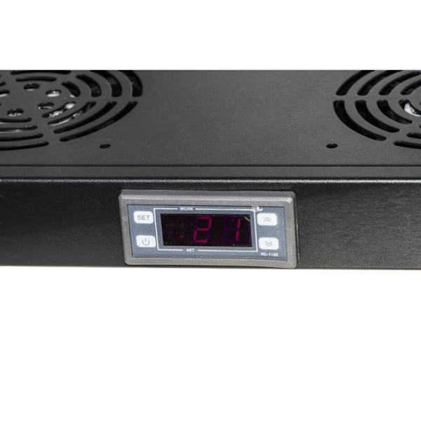 Link lkvent2 N Modul 2 Kylfläktar med Display, Svart - LKVENT2N