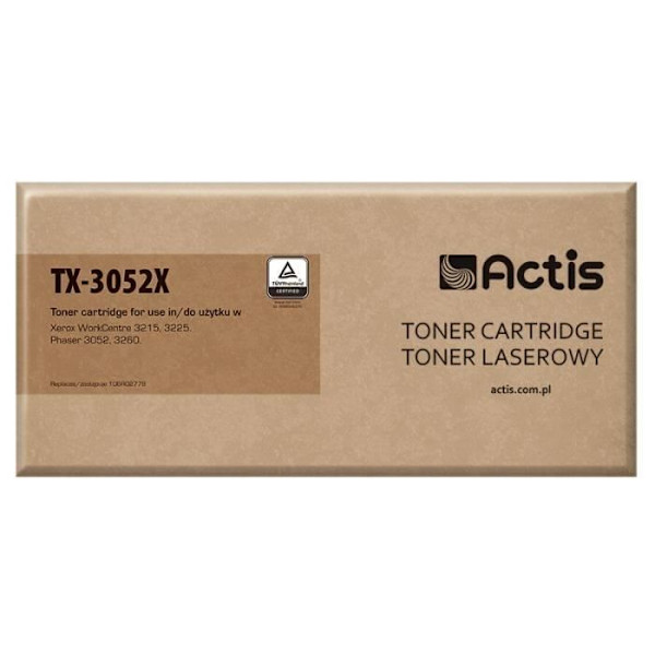 Tonerpatron - Actis - TX-3052X - Kompatibel - Svart - 3000 sidor