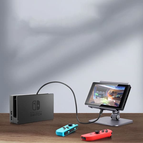 USB-C PD QC 100 W 5 A 10 Gbit/s 0,5 m förlängningskabel - Grå