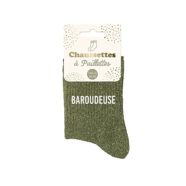 PAR SOCKOR GLITTER BAROUDEUSE DAM 39 Grön, Anis, Mynta, Vatten 39