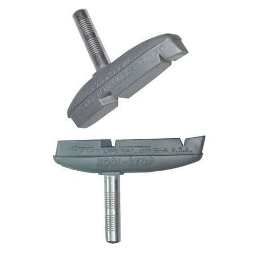 Bromsklossar Kool-Stop Eagle 2 cantilever 64,1 x 10,3 mm silver - Förpackning om 2 Pengar