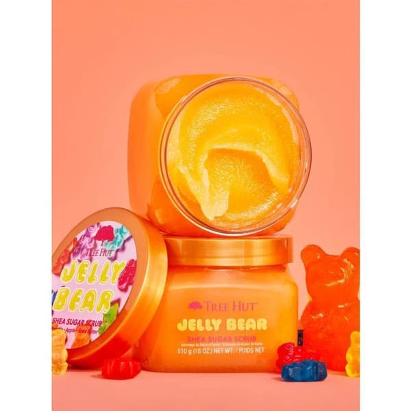 Exfolierande sockerpeeling i form av gelébjörnar 510 g