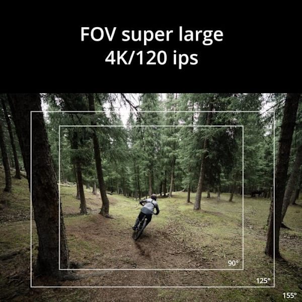 4K Actionkamera - DJI Osmo Action 3 Standard Combo - Svart Svart