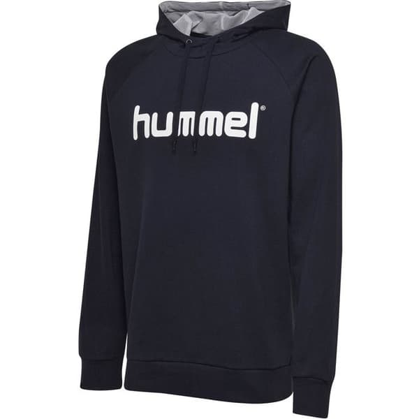 Huvtröja Hummel Cotton Logo - vit Vit S