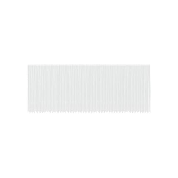 Blommönstrad spetsgardin - vidaXL - Vit - Polyester - 260x1200 cm - Ljusfiltrerande - Integritetspaneler Vit