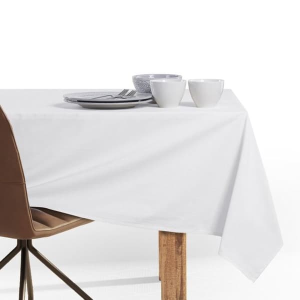 Bordduk - Ren - Klassisk - Enfärgad vit - 40x40 cm - 50% bomull/50% polyester Vit