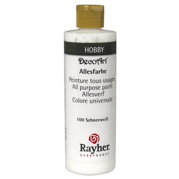 Premium akrylfärg Snövit 235 ml - DecoArt